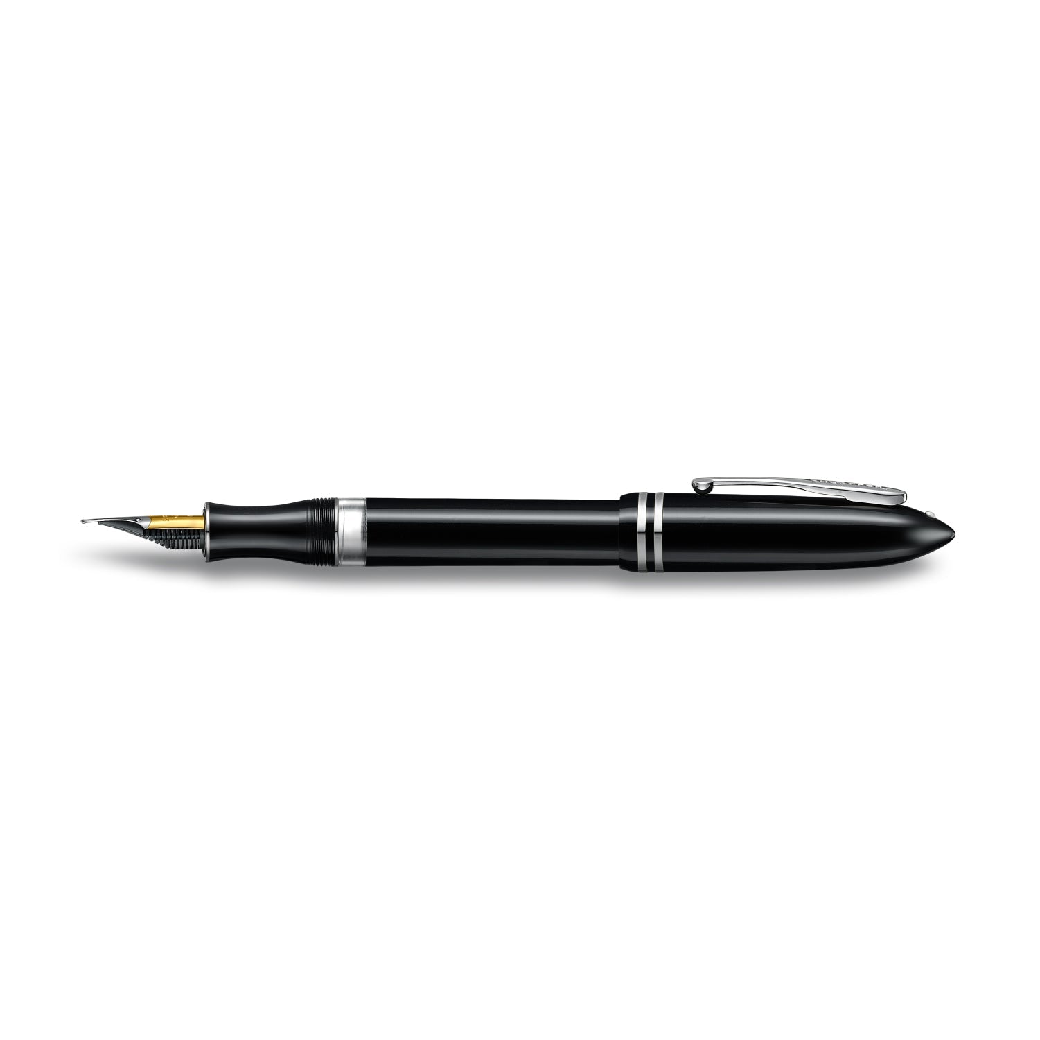Sheaffer Balance III E892 Glossy Black and Chrome Trims Fountain Pen