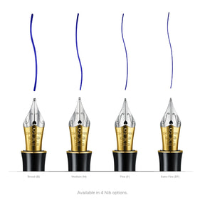 Sheaffer Balance III E892 Glossy Black and Chrome Trims Fountain Pen