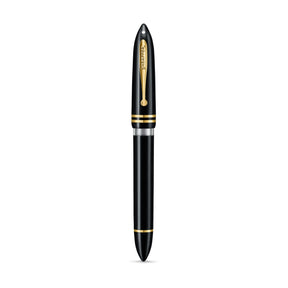 Sheaffer Balance III E893 Glossy Black and Gold Trims Fountain Pen