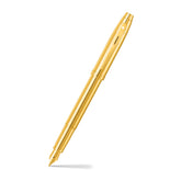 Sheaffer® 100 9372 Glossy PVD Gold Fountain Pen With PVD Gold Trim - Medium