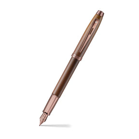 Sheaffer® 100 9374 Coffee Edition Matt Brown Fountain Pen with Regal Brown PVD Trims