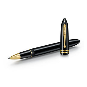 Sheaffer Balance III E893 Glossy Black and Gold Trims Rollerball