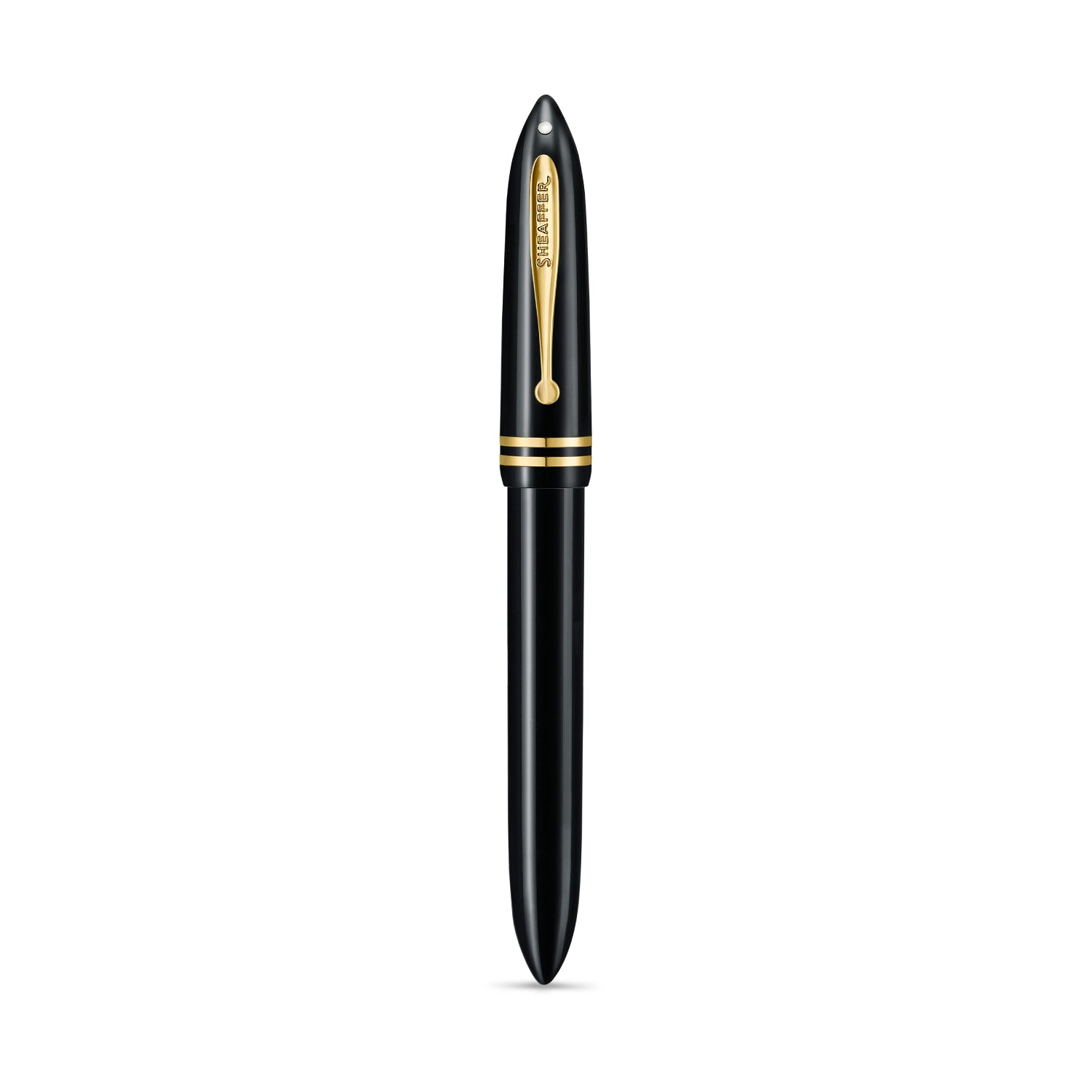 Sheaffer Balance III E893 Glossy Black and Gold Trims Rollerball
