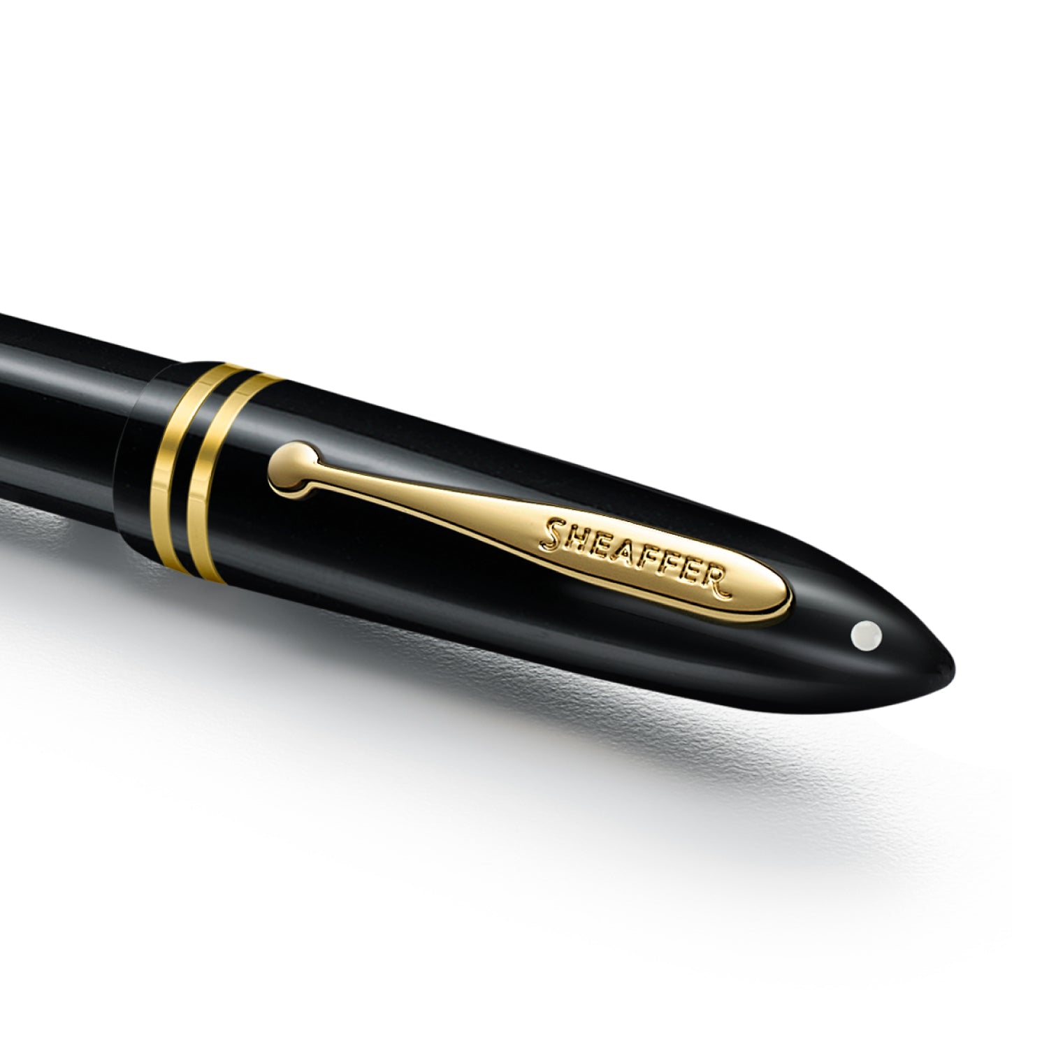 Sheaffer Balance III E893 Glossy Black and Gold Trims Rollerball
