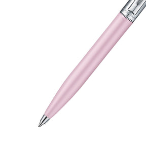 Sheaffer Sentinel Emily in Paris 321 Pink Matte Finish Ballpoint Pen with Chrome-Plated Trims and Bow-Shaped Clip Emblem