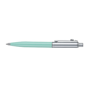Sheaffer Sentinel Emily in Paris 321 Green Matte Finish Ballpoint Pen with Chrome-Plated Trims and Heart-Shaped Clip Emblem