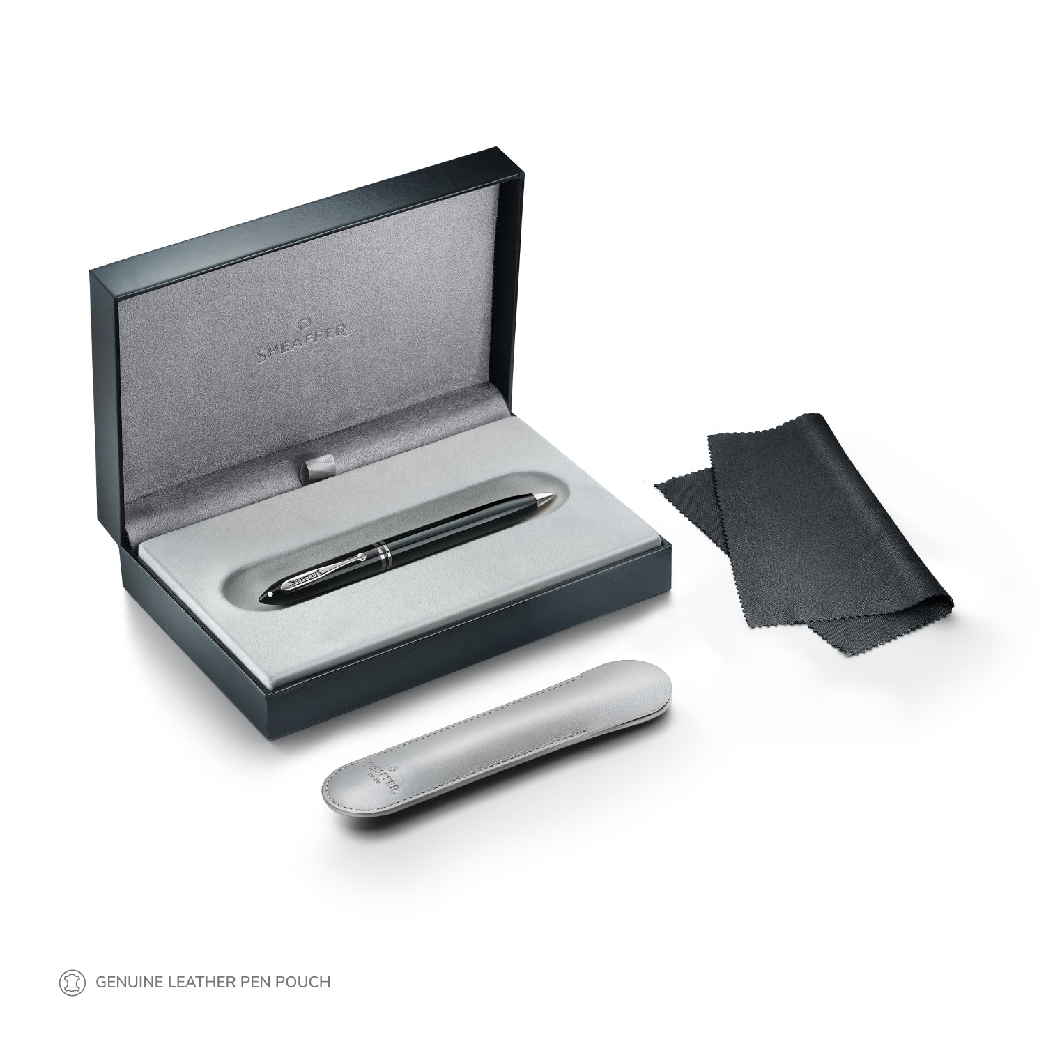 Sheaffer Balance III E892 Glossy Black and Chrome Trims Ballpoint