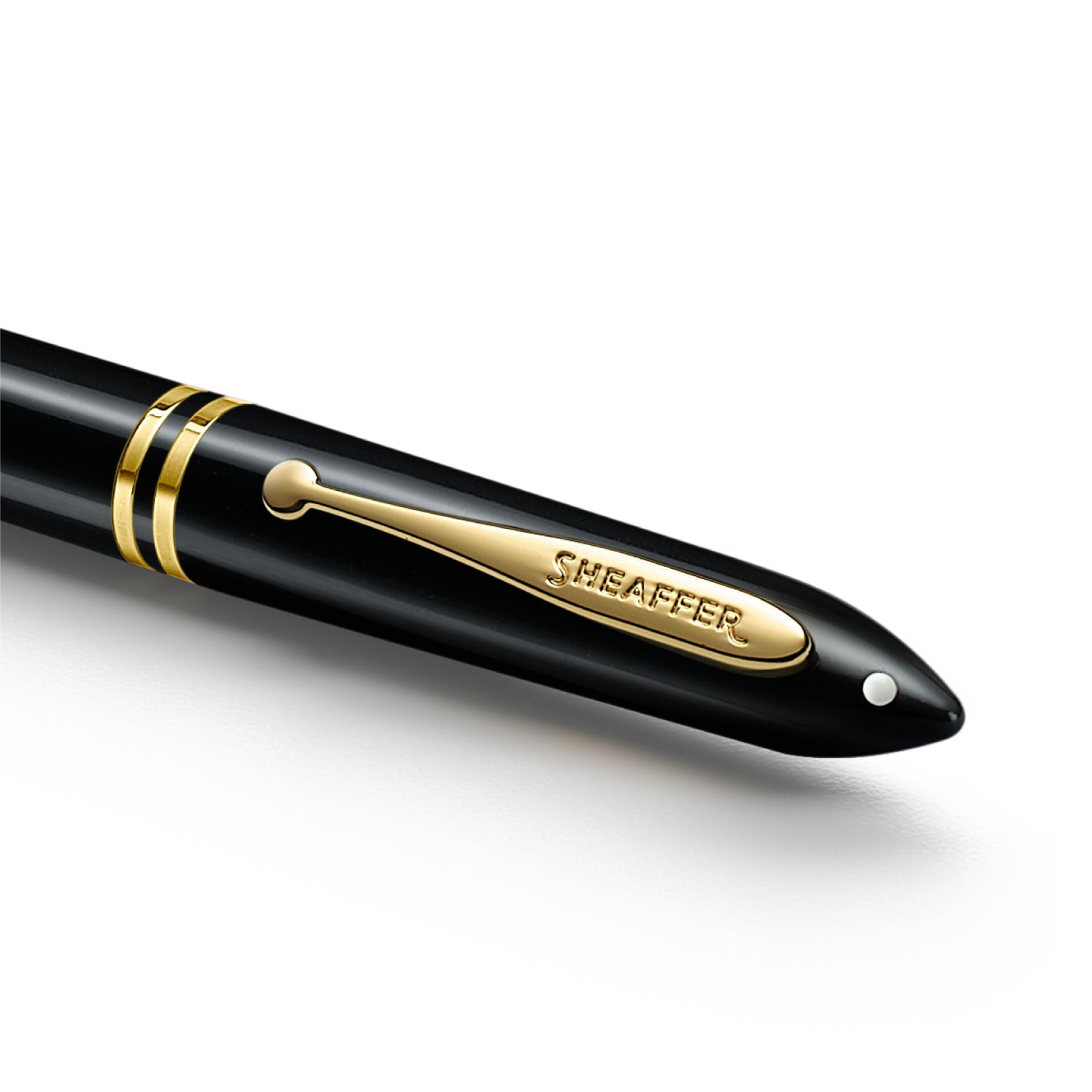 Sheaffer Balance III E893 Glossy Black and Gold Trims Ballpoint