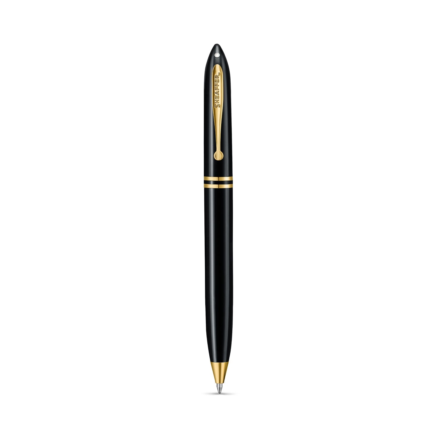 Sheaffer Balance III E893 Glossy Black and Gold Trims Ballpoint