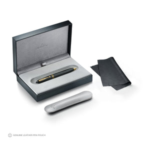 Sheaffer Balance III E893 Glossy Black and Gold Trims Ballpoint
