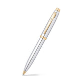 Sheaffer 100 Chrome with Gold Trims Ballpoint Pen