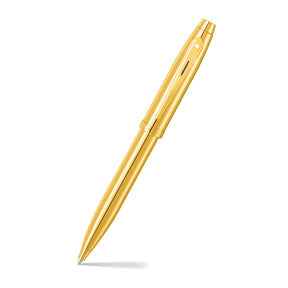 Sheaffer® 100 9372 Glossy PVD Gold Ballpoint Pen With PVD Gold Trim