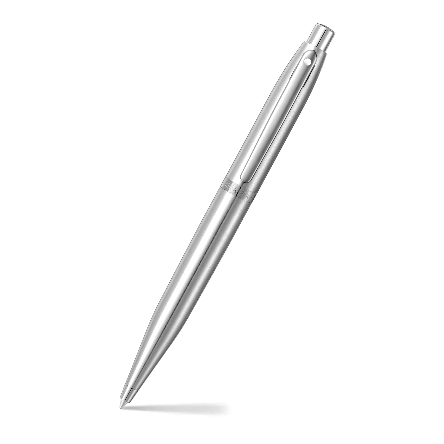 Sheaffer® VFM 9426 Brushed Chrome Ballpoint Pen With Chrome Trim