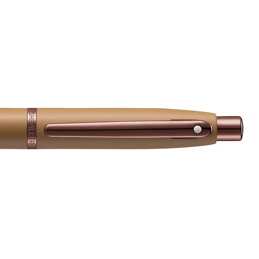 Sheaffer® VFM 9428 Coffee Edition Matt Brown Ballpoint Pen with Regal Brown PVD Trims