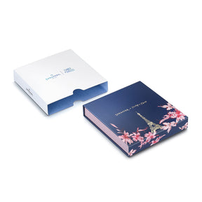 Sheaffer Gift Set ft. Emily in Paris Sentinel 321 Pink Matte Finish Ballpoint Pen with Chrome Trims and Full-Grain Leather Credit Card Holder