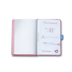 Sheaffer Gift Set ft. Emily in Paris Sentinel 321 Pink Matte Finish Ballpoint Pen with Chrome Trims and Small Hardbound Notebook