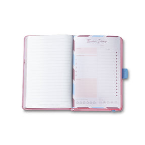 Sheaffer Gift Set ft. Emily in Paris Sentinel 321 Pink Matte Finish Ballpoint Pen with Chrome Trims and Small Hardbound Notebook