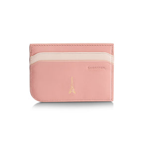 Sheaffer Gift Set ft - Emily in Paris Prelude Mini 9810 Pastel Pink Ballpoint Pen with Swarovski Crystal and Full-Grain Leather Credit Card Holder