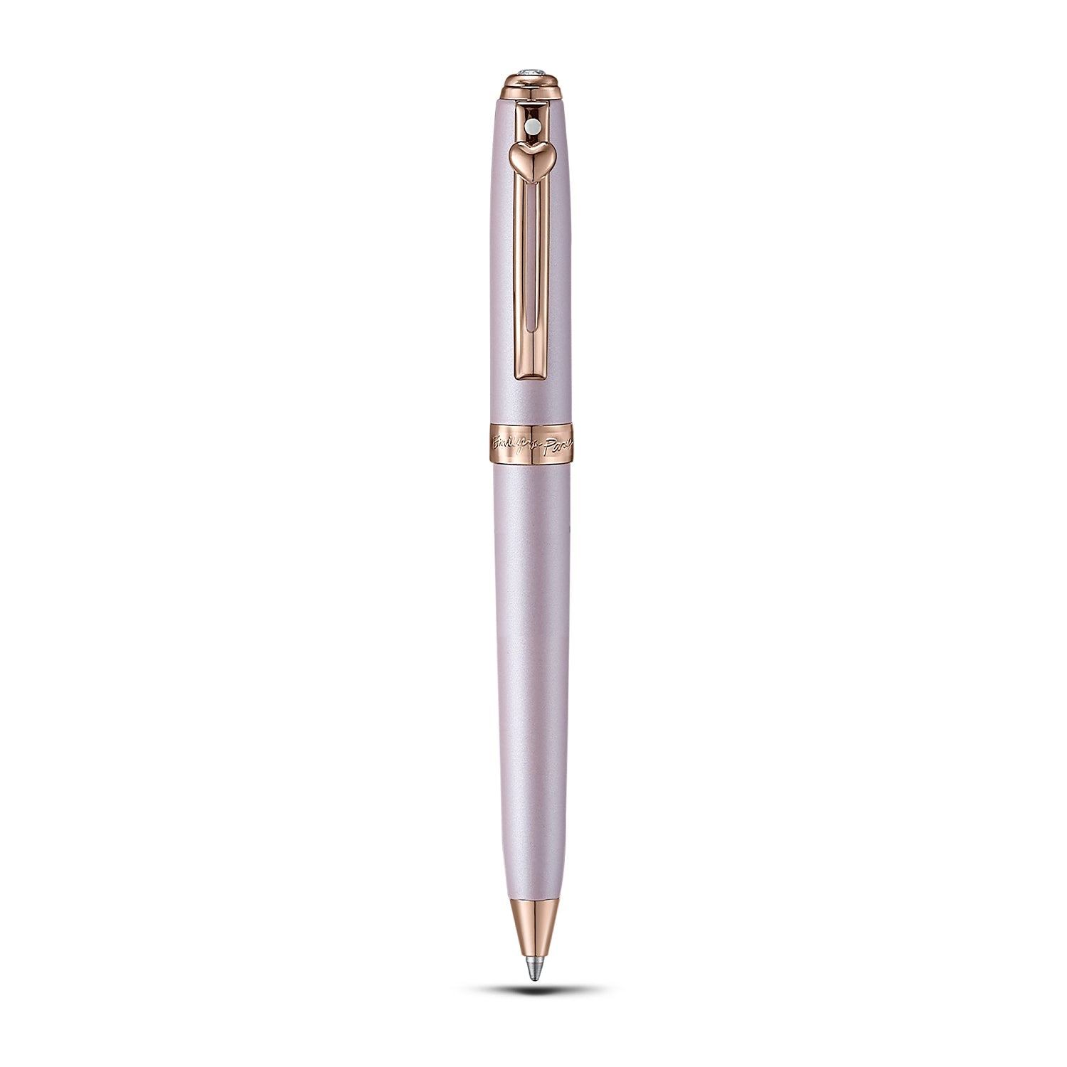 Sheaffer Gift Set ft - Emily in Paris Prelude Mini 9810 Pastel Pink Ballpoint Pen with Swarovski Crystal and Hardbound Small Notebook