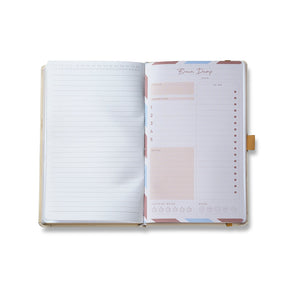 Sheaffer Emily in Paris Medium Notebook 90 GSM Ink Friendly Paper with Embossed Eiffel Tower - Beige