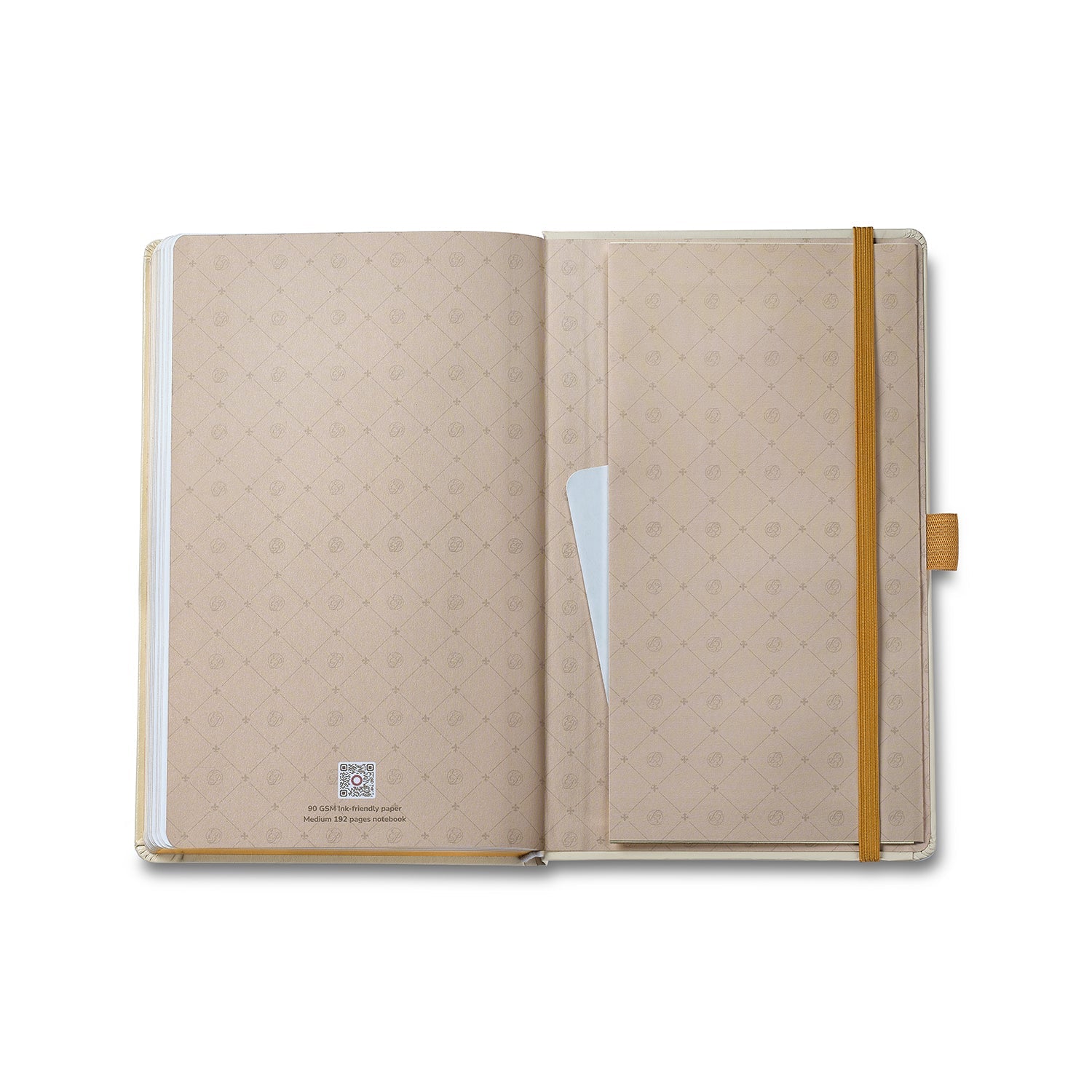 Sheaffer Emily in Paris Medium Notebook 90 GSM Ink Friendly Paper with Embossed Eiffel Tower - Beige
