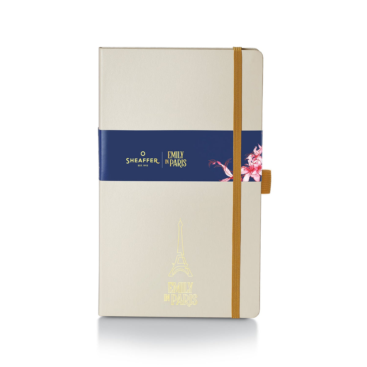 Sheaffer Emily in Paris Medium Notebook 90 GSM Ink Friendly Paper with Embossed Eiffel Tower - Beige