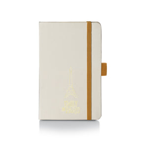 Sheaffer Emily in Paris Small Notebook 90 GSM Ink Friendly Paper with Embossed Eiffel Tower - Beige