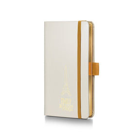 Sheaffer Emily in Paris Small Notebook 90 GSM Ink Friendly Paper with Embossed Eiffel Tower - Beige