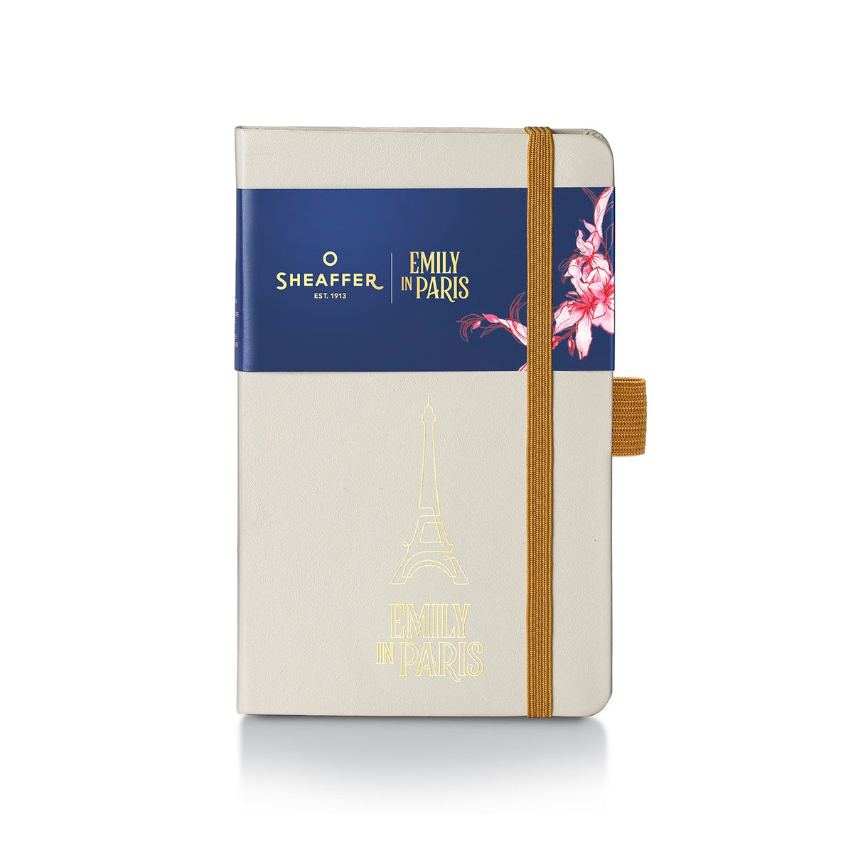 Sheaffer Emily in Paris Small Notebook 90 GSM Ink Friendly Paper with Embossed Eiffel Tower - Beige