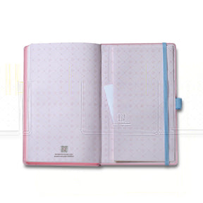Sheaffer Emily in Paris Medium Notebook 90 GSM Ink Friendly Paper with Embossed Eiffel Tower - Pink