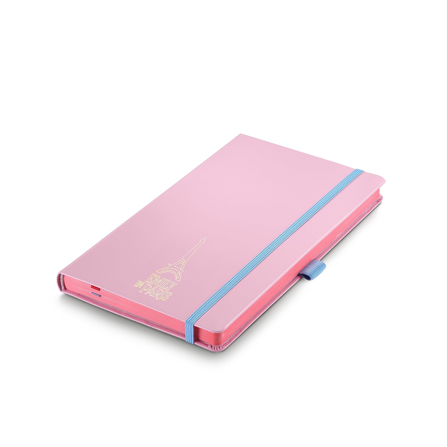 Sheaffer Emily in Paris Medium Notebook 90 GSM Ink Friendly Paper with Embossed Eiffel Tower - Pink