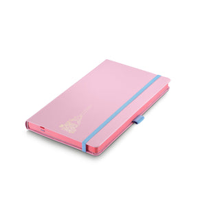 Sheaffer Emily in Paris Medium Notebook 90 GSM Ink Friendly Paper with Embossed Eiffel Tower - Pink