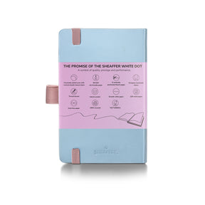 Sheaffer Gift Set ft. Expressions 100 9376 Blue and Pink Pearlised Gradient Ballpoint Pen with Chrome-plated Trims and Small Notebook