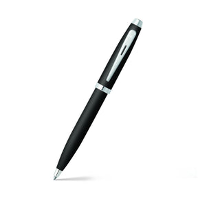 Sheaffer 100 Matte Black Ballpoint Pen With Chrome Trims