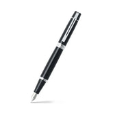 Sheaffer 300 Glossy Black Fountain Pen With Chrome Trims - Medium