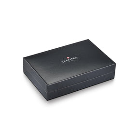 Sheaffer Legacy 9065 Glossy Black & Chrome Bi-Color Rollerball Pen with 14k PVD Gold-Plated Trims