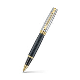 Sheaffer - 300 Engraved Matt Black Barrel And Shiny Chrome Cap,PVD Gold Trims RB