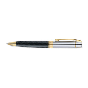 Sheaffer - 300 Engraved Matt Black Barrel And Shiny Chrome Cap,PVD Gold Trims BP